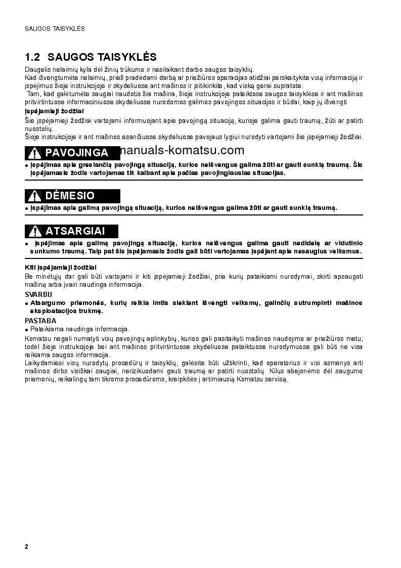 Protected: SK1026-5(ITA) S/N 37CTF50019-37CTF50072 Operation manual (Lithuanian)