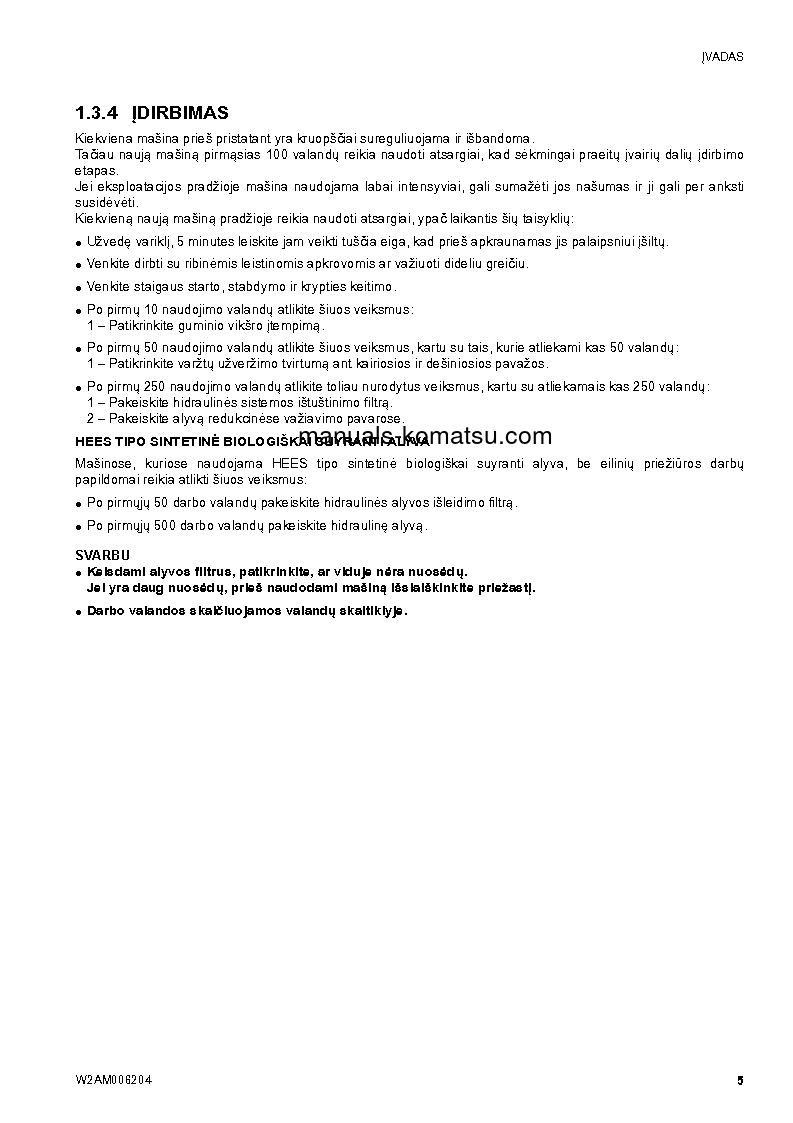 Protected: CK30-1(ITA) S/N F00198-UP Operation manual (Lithuanian)