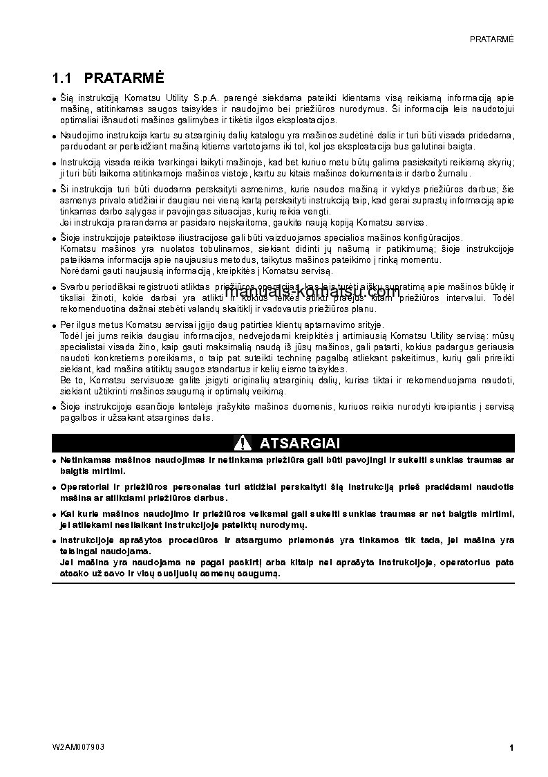 Protected: CK25-1(ITA) S/N F00071-UP Operation manual (Lithuanian)