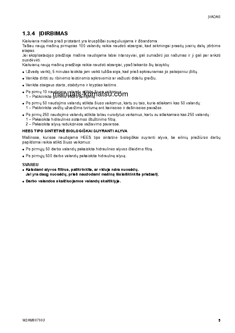 Protected: CK25-1(ITA) S/N F00071-UP Operation manual (Lithuanian)