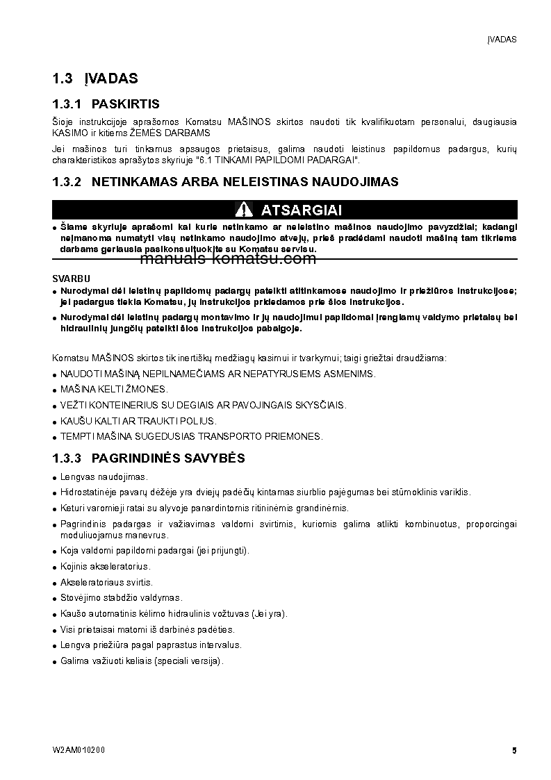 Protected: SK510-5(ITA) S/N F00936-UP Operation manual (Lithuanian)