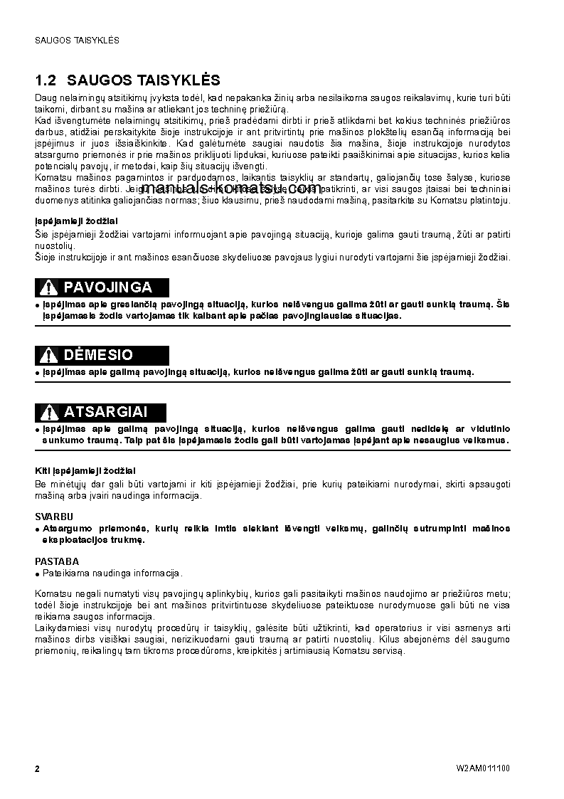 Protected: CK25-1(ITA) S/N F00092-UP Operation manual (Lithuanian)