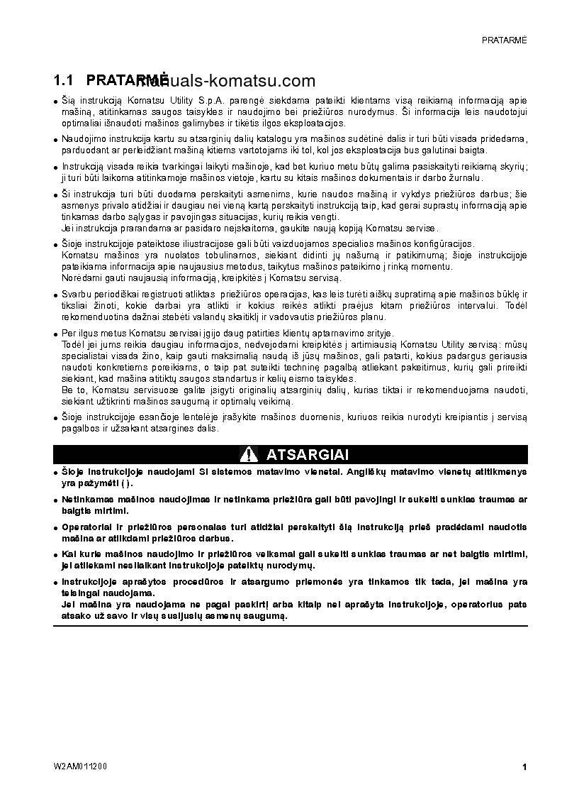 Protected: CK30-1(ITA) S/N F00211-UP Operation manual (Lithuanian)