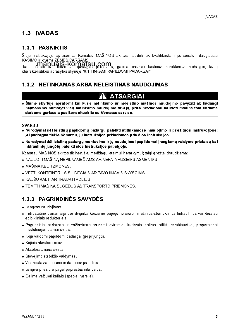 Protected: CK30-1(ITA) S/N F00211-UP Operation manual (Lithuanian)