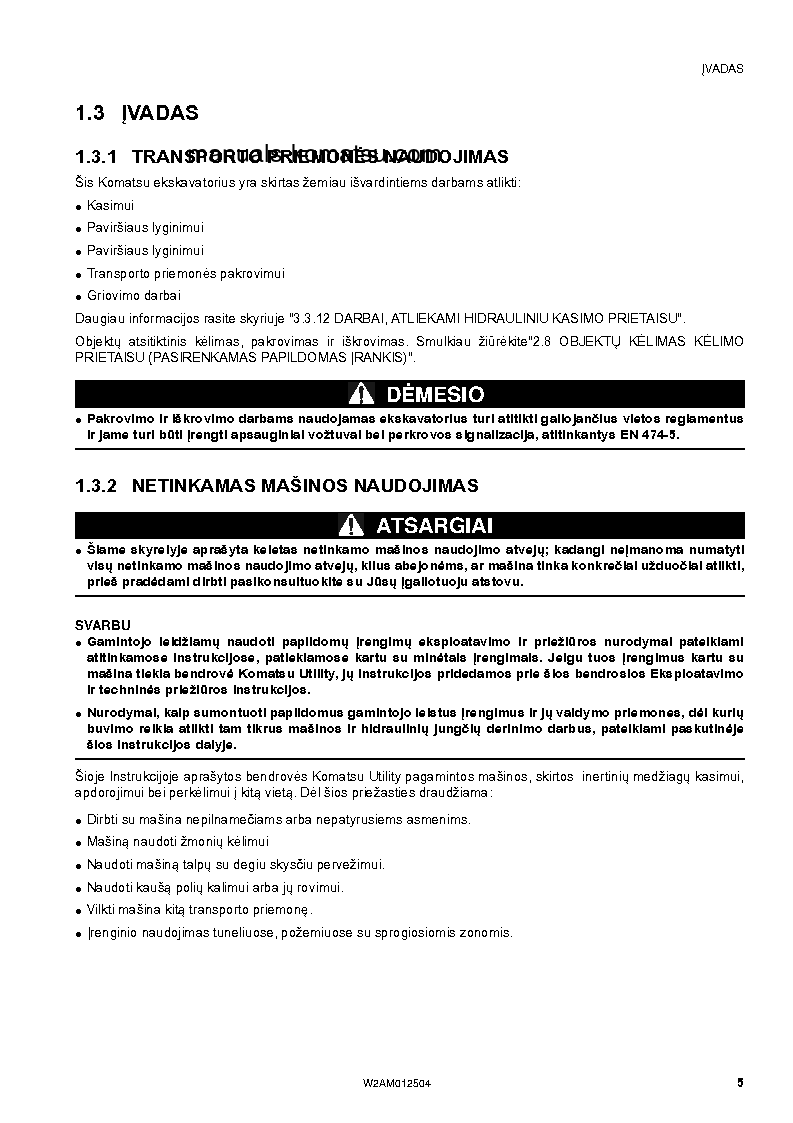 Protected: PC26MR-3(ITA) S/N F31129-UP Operation manual (Lithuanian)