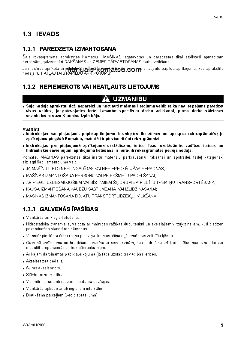 Protected: SK1026-5(ITA)-TURBO S/N F50103-UP Operation manual (Latvian)