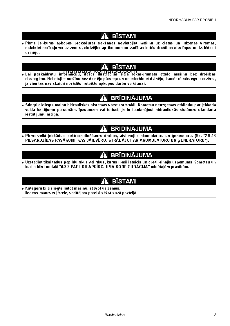 Protected: PC26MR-3(ITA) S/N F31129-UP Operation manual (Latvian)