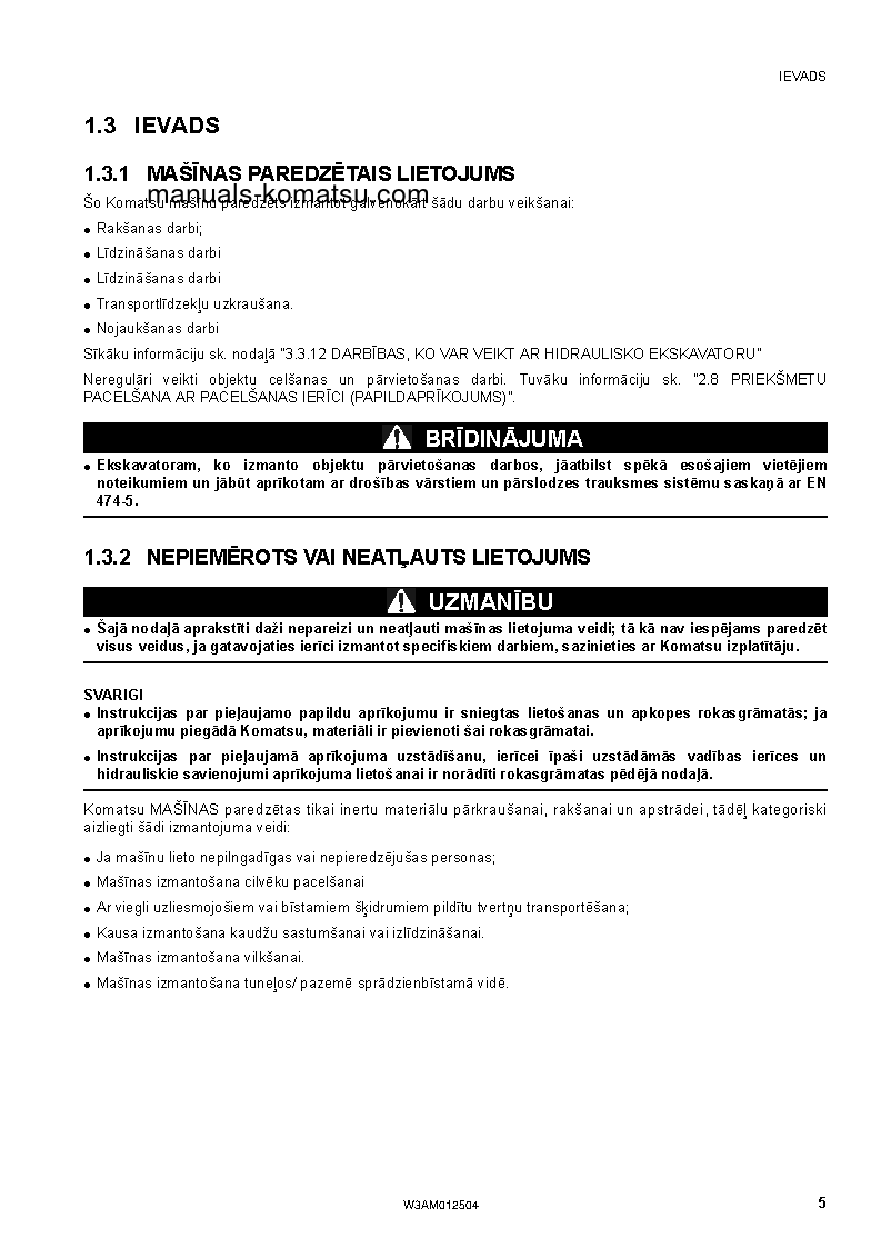 Protected: PC26MR-3(ITA) S/N F31129-UP Operation manual (Latvian)