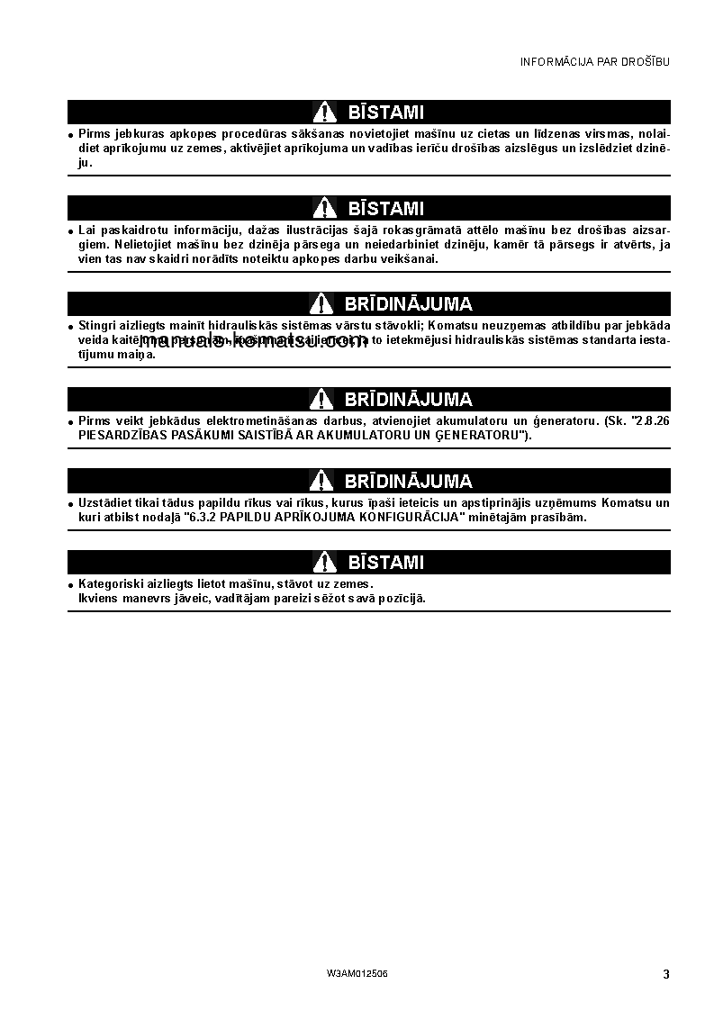Protected: PC26MR-3(ITA) S/N F31560-UP Operation manual (Latvian)