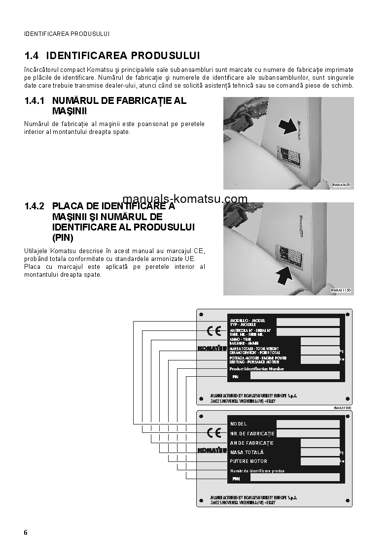 Protected: SK1020-5(ITA)-TURBO S/N 37CTF00432-37CTF00654 Operation manual (Romanian)
