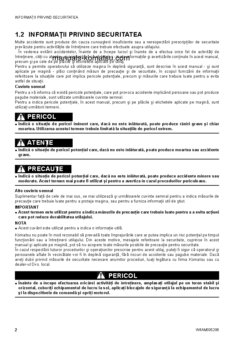 Protected: SK1020-5(ITA)-TURBO S/N 37CTF00655-UP Operation manual (Romanian)