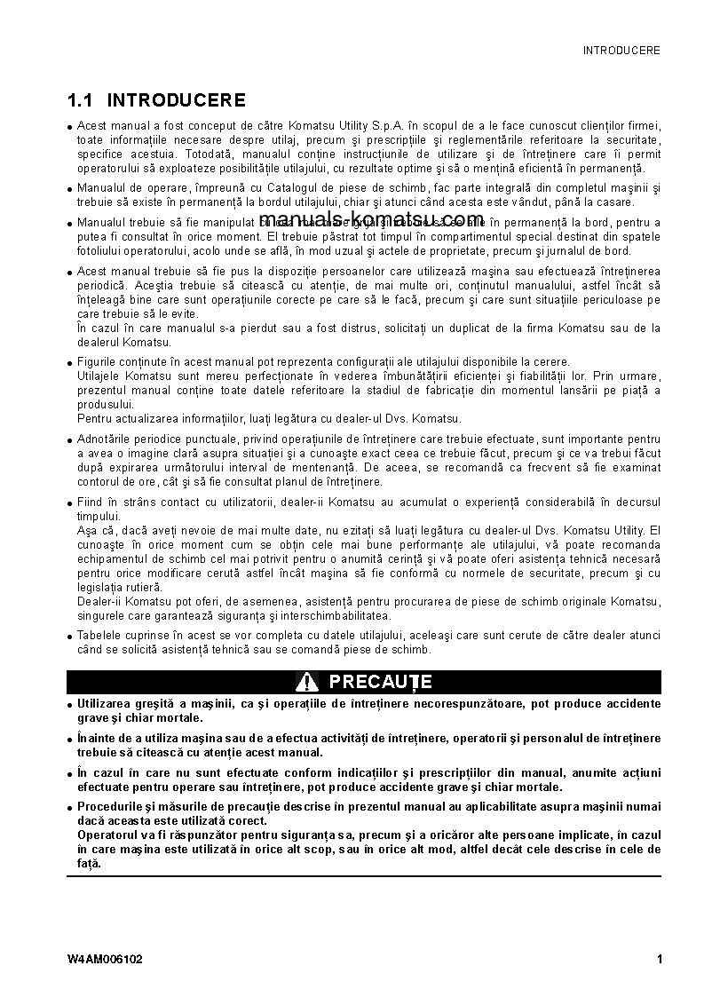 Protected: CK20-1(ITA) S/N F00003-F00270 Operation manual (Romanian)