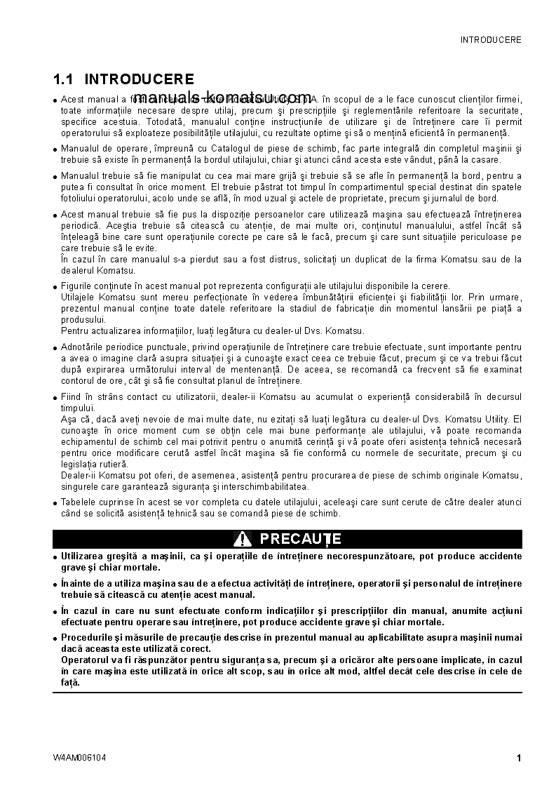 Protected: CK20-1(ITA) S/N F00271-UP Operation manual (Romanian)