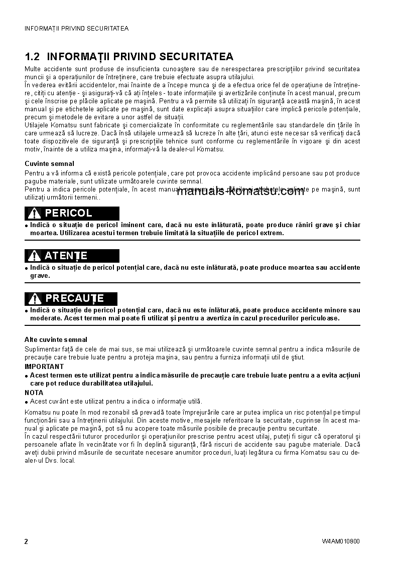 Protected: SK1020-5(ITA)-TURBO S/N F00678-UP Operation manual (Romanian)