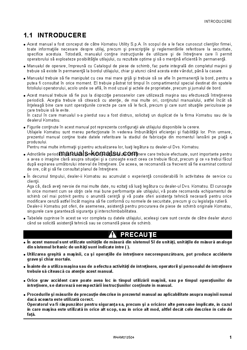 Protected: PC26MR-3(ITA) S/N F31129-UP Operation manual (Romanian)