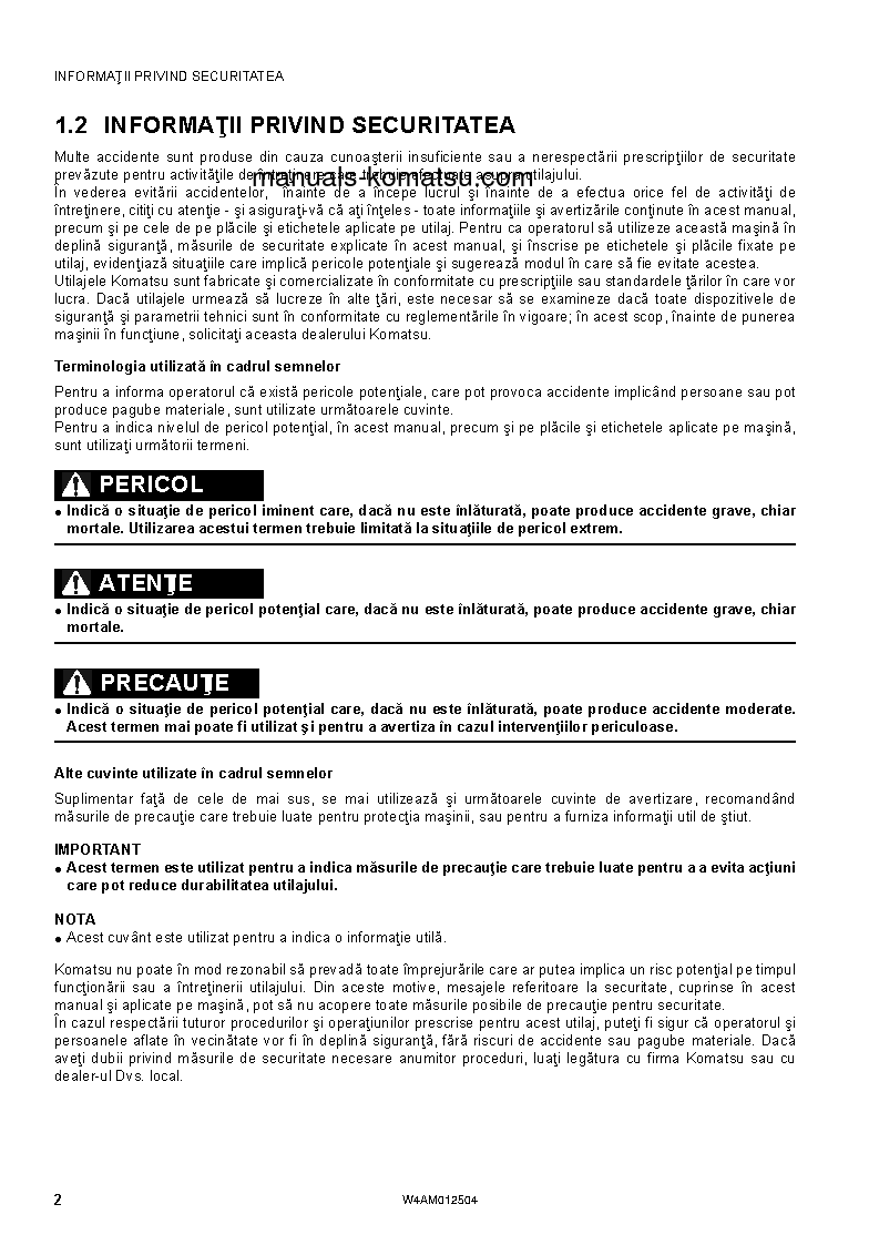 Protected: PC26MR-3(ITA) S/N F31129-UP Operation manual (Romanian)