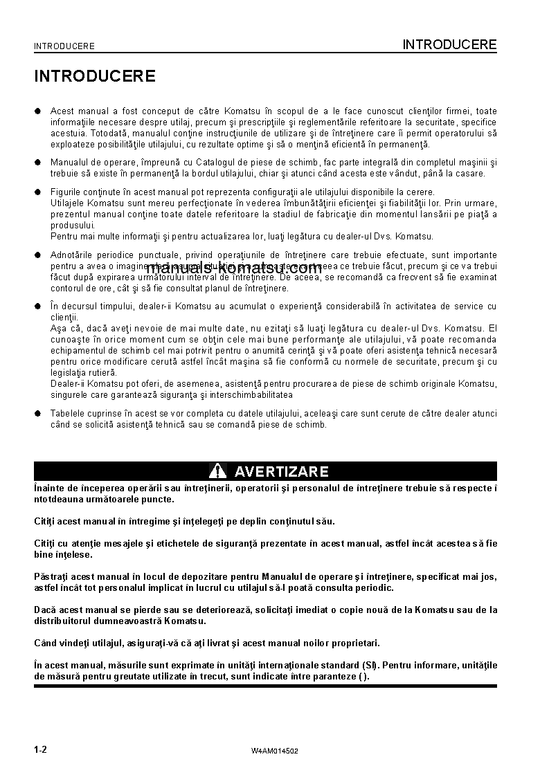 Protected: PC22MR-3(ITA) S/N F30227-UP Operation manual (Romanian)