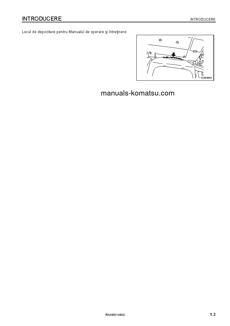 Protected: PC118MR-8(ITA) S/N F00183-UP Operation manual (Romanian)