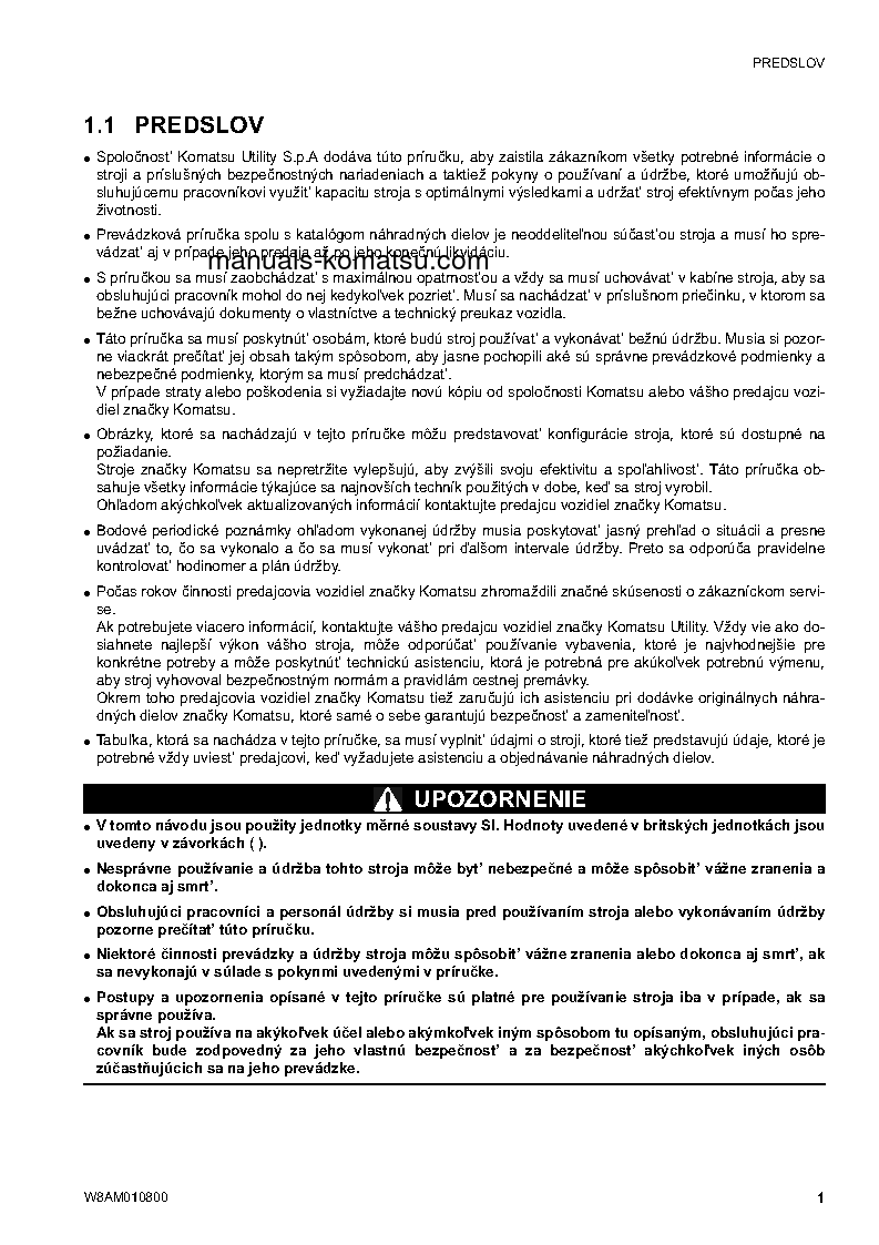 Protected: SK1020-5(ITA)-TURBO S/N F00678-UP Operation manual (Slovak)