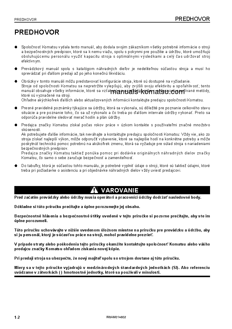 Protected: PC118MR-8(ITA) S/N F00183-UP Operation manual (Slovak)