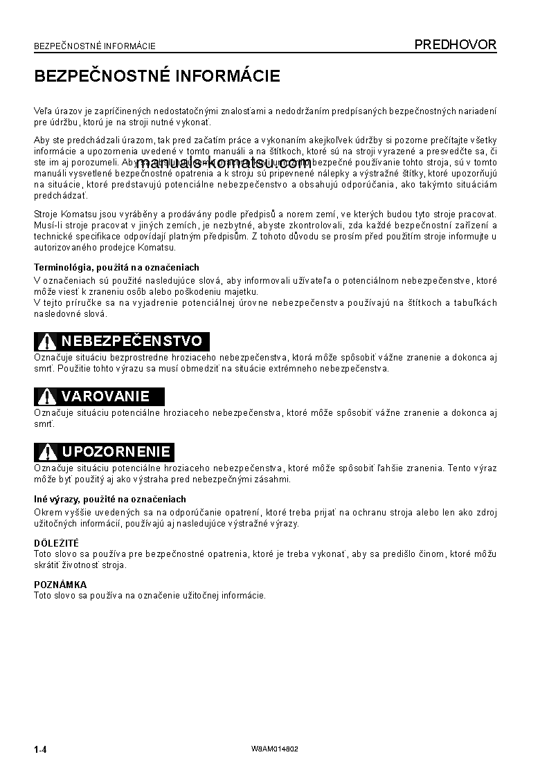 Protected: PC118MR-8(ITA) S/N F00183-UP Operation manual (Slovak)
