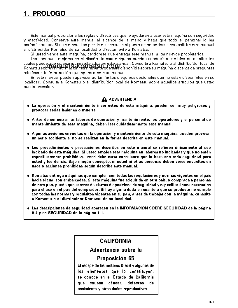 Protected: WA1200-3(JPN)-A S/N 50013-UP Operation manual (Spanish)