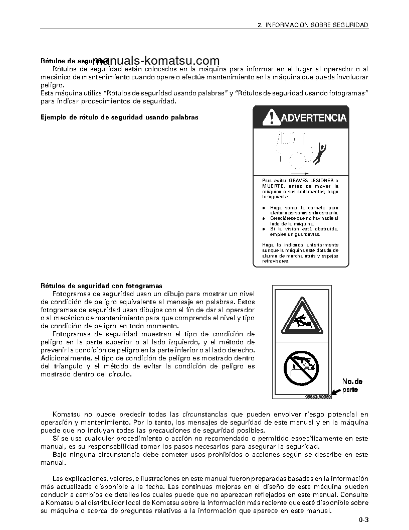 Protected: WA1200-3(JPN)-A S/N 50013-UP Operation manual (Spanish)