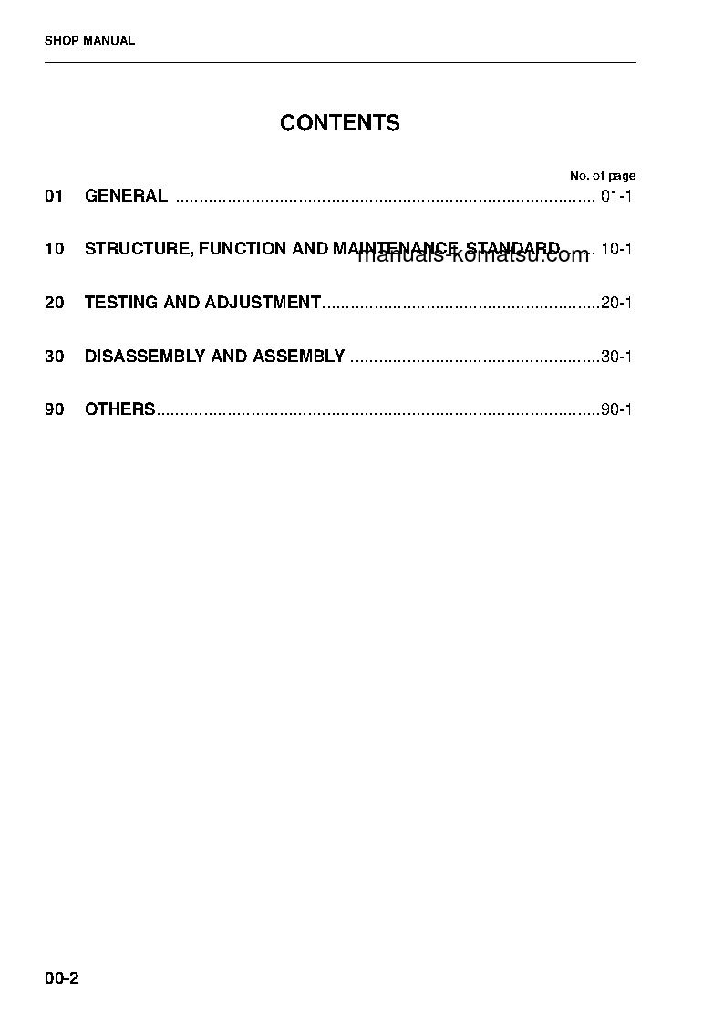 Protected: WA320-5(DEU)-H S/N H50051-UP Shop (repair) manual (English)