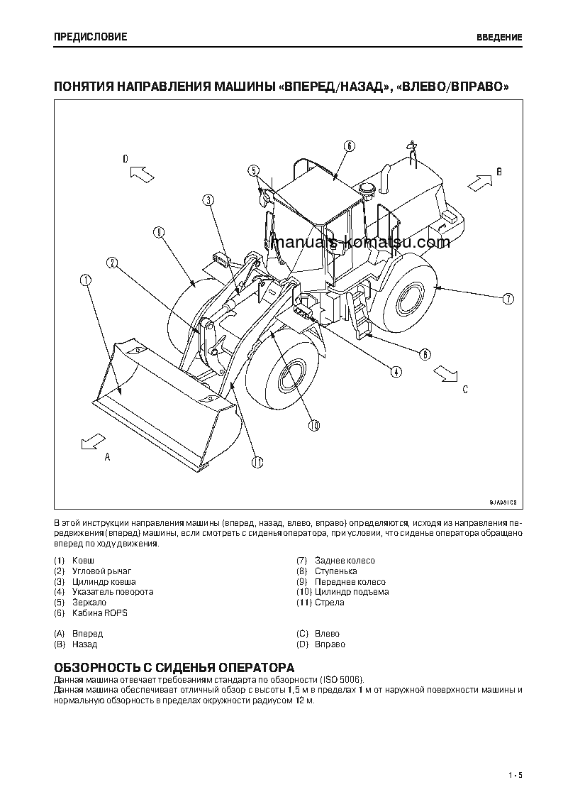 Protected: WA430-6(JPN) S/N 65570-UP Operation manual (Russian)