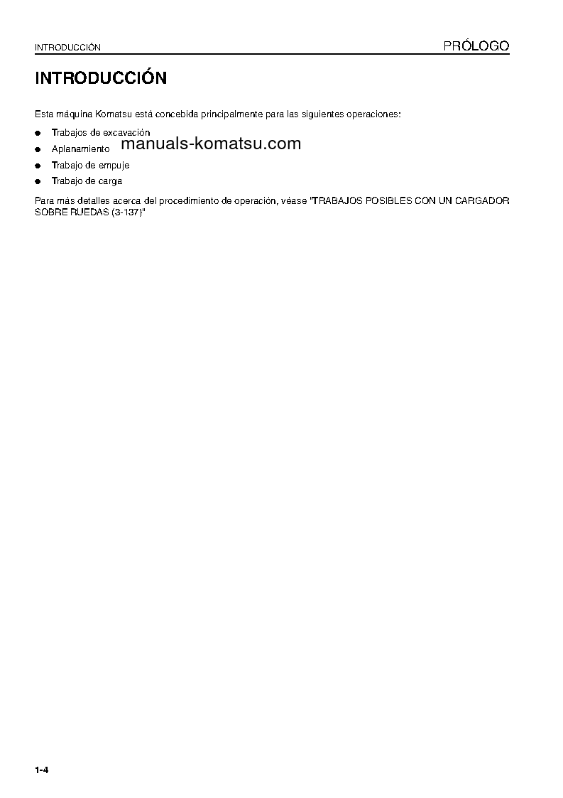 Protected: WA430-6(JPN) S/N 65001-UP Operation manual (Spanish)