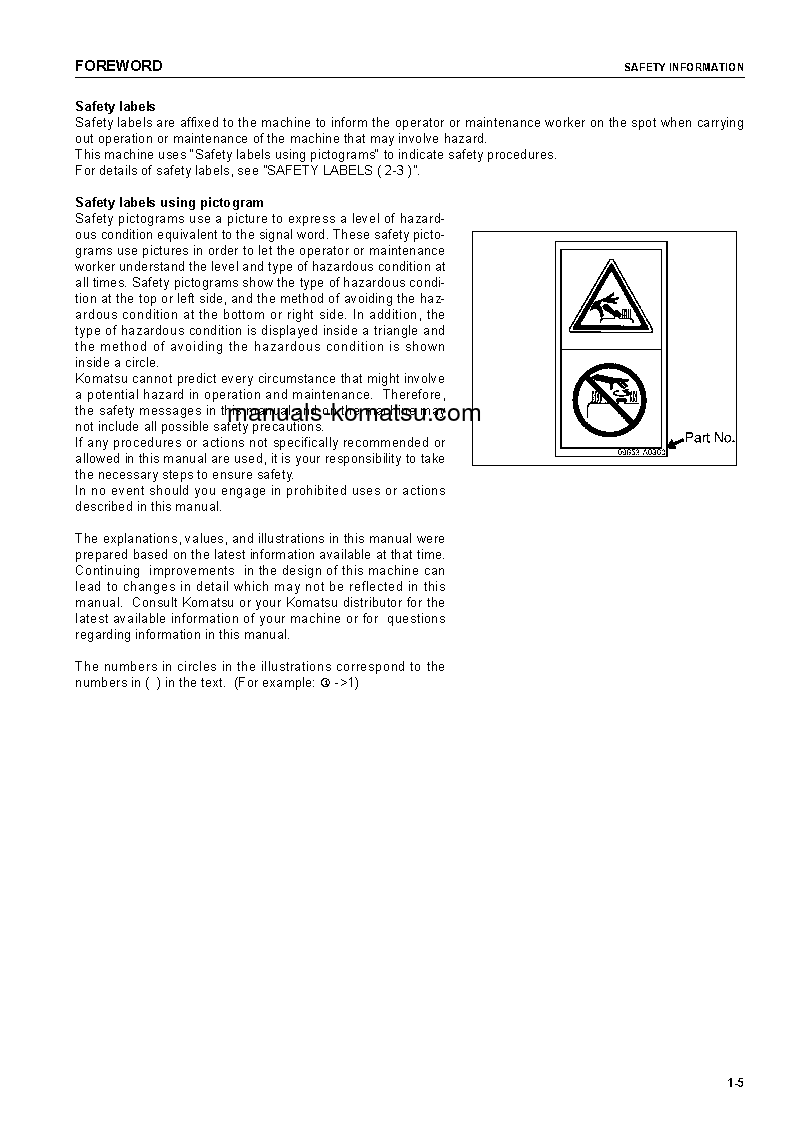 Protected: WA470-5(DEU)-H S/N H50051-UP Operation manual (English)