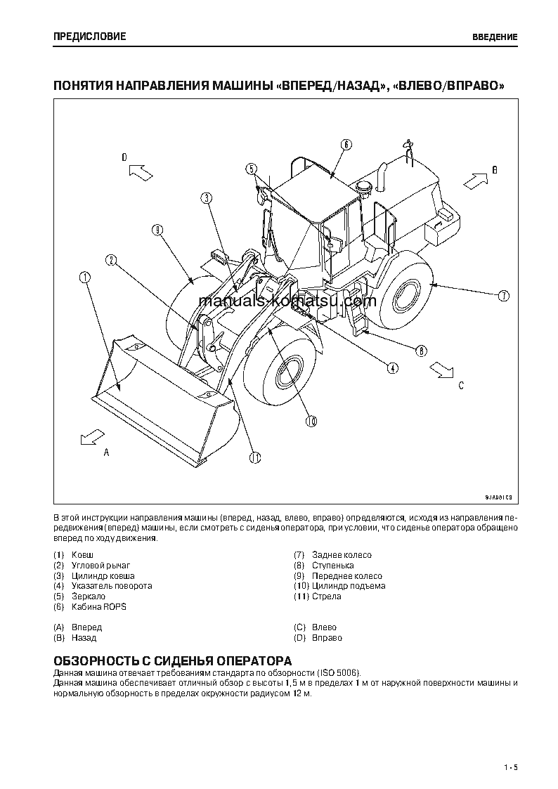 Protected: WA470-6(JPN) S/N 90234-UP Operation manual (Russian)