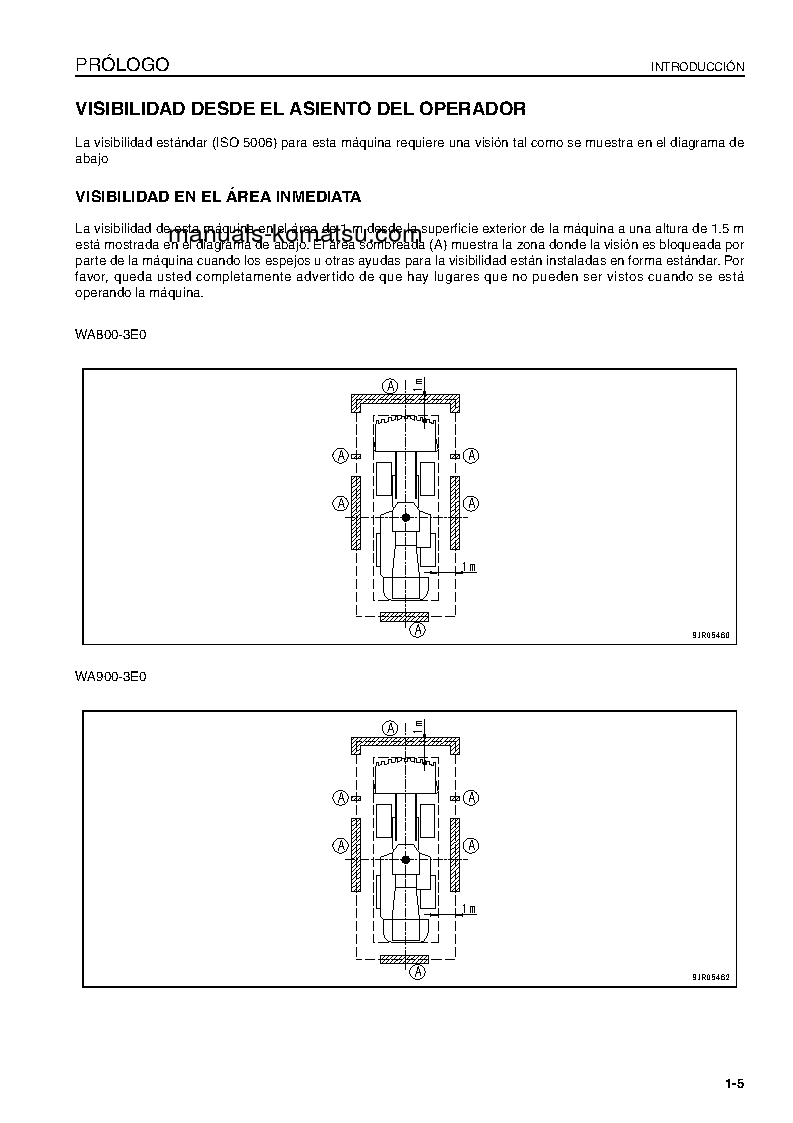 Protected: WA800-3(JPN)-E0 S/N 70019-UP Operation manual (Spanish)