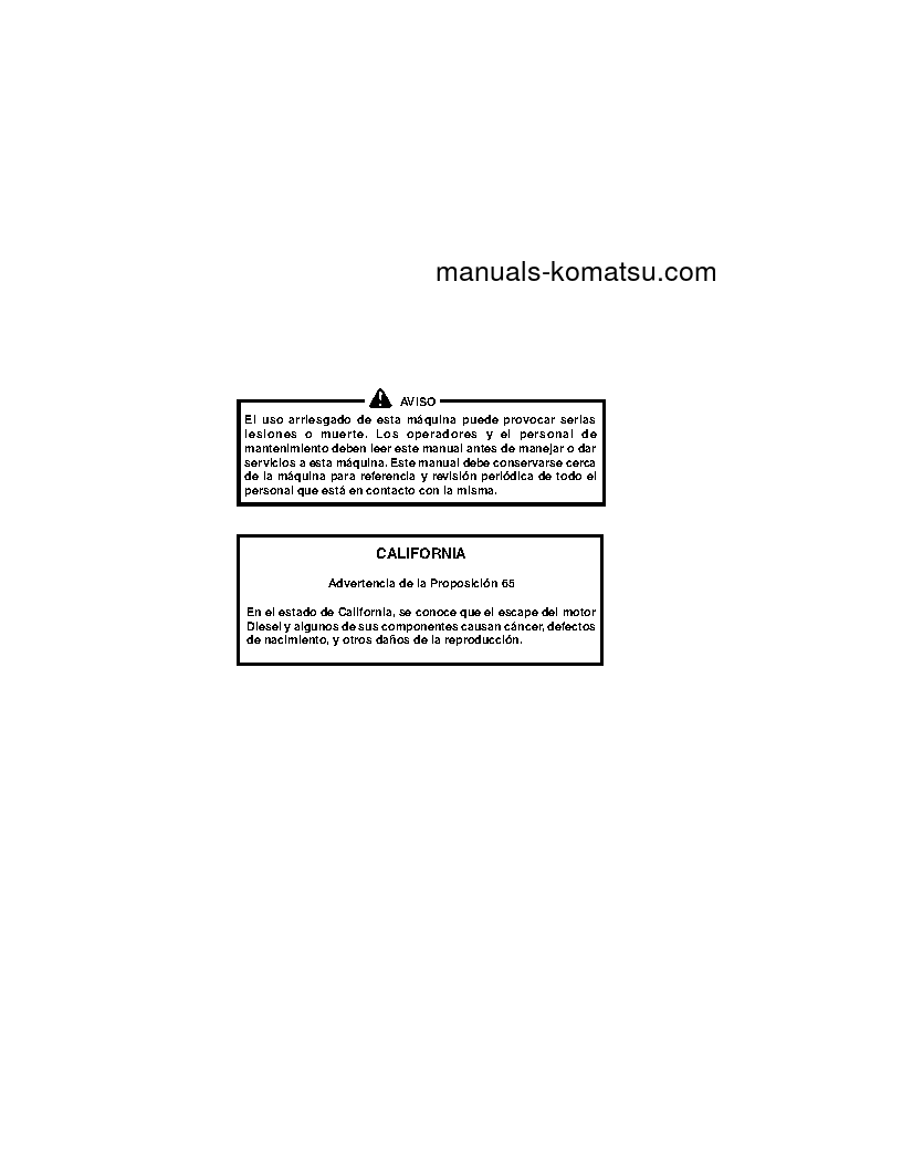 Protected: WB140-2(USA)-N S/N A20001-UP Operation manual (Spanish)