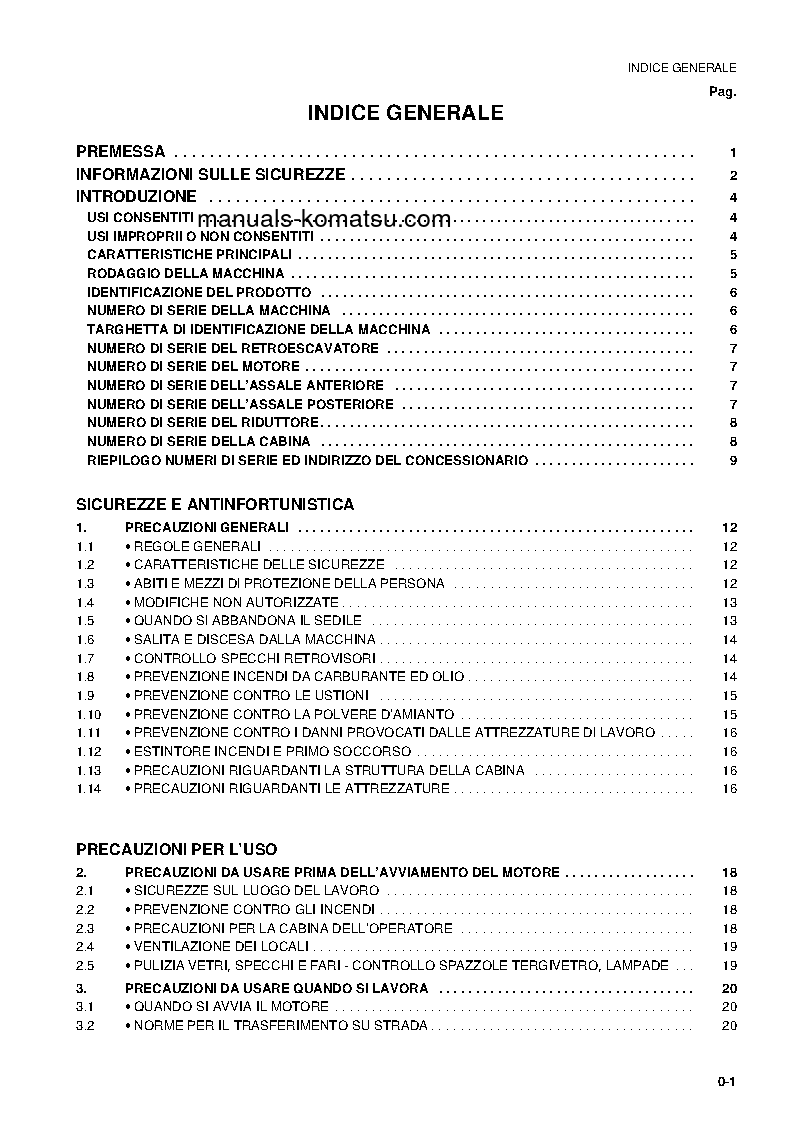 Protected: WB98A-2(ITA) S/N WB98F20001-UP Operation manual (English)