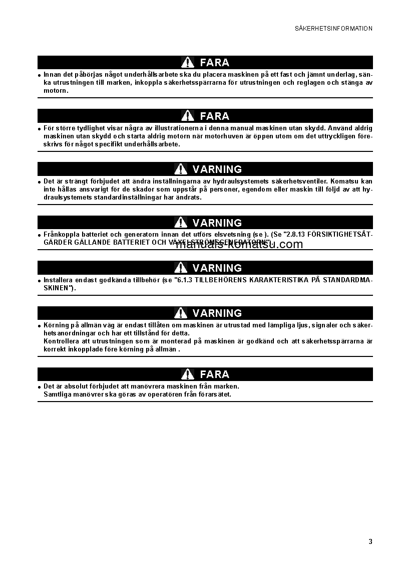 Protected: CK20-1(ITA) S/N F00003-F00270 Operation manual (Swedish)