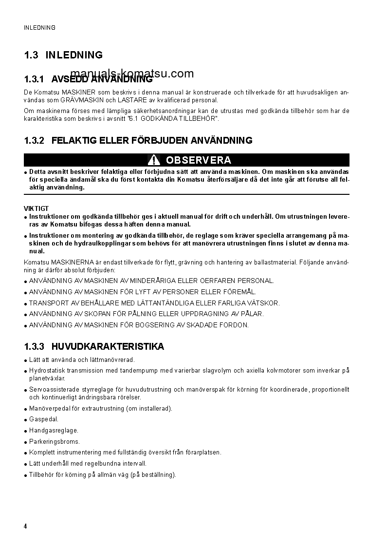 Protected: CK20-1(ITA) S/N F00003-F00270 Operation manual (Swedish)