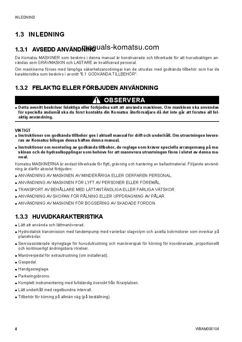 Protected: CK20-1(ITA) S/N F00271-UP Operation manual (Swedish)