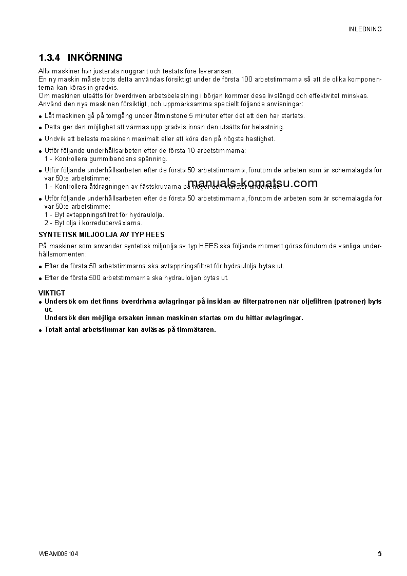 Protected: CK20-1(ITA) S/N F00271-UP Operation manual (Swedish)