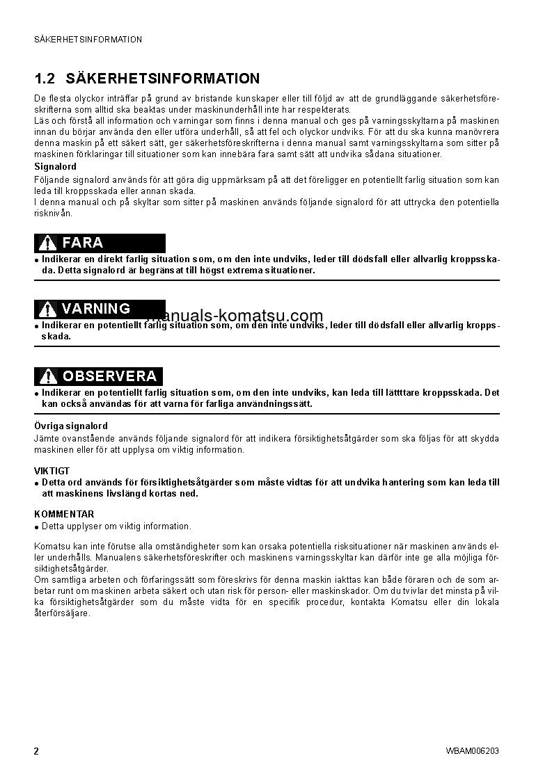 Protected: CK30-1(ITA) S/N F00188-F00197 Operation manual (Swedish)