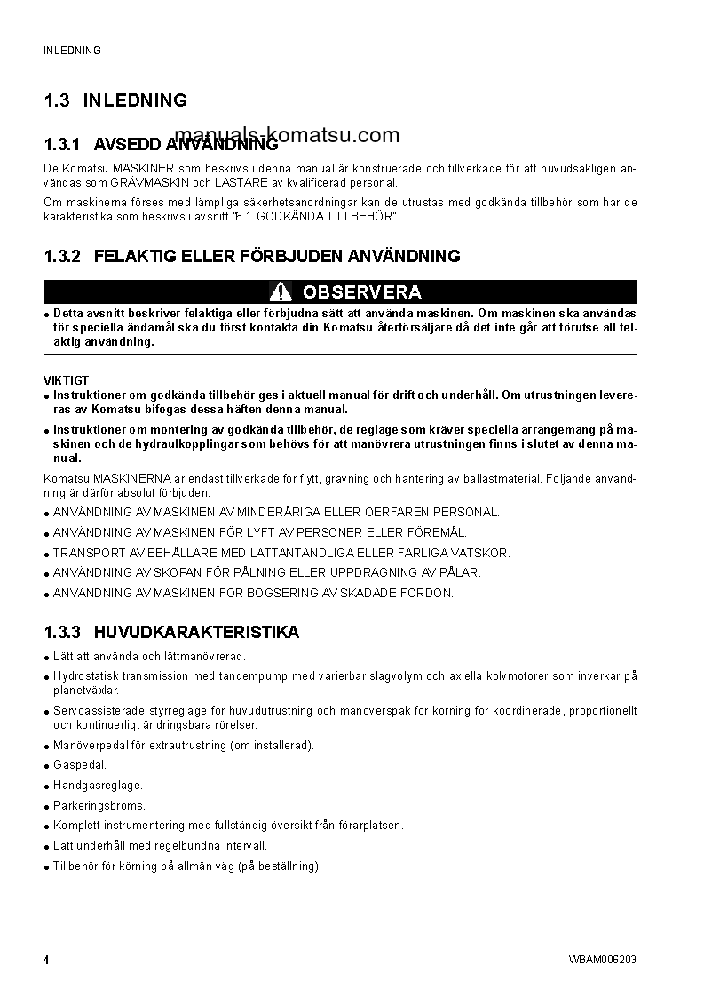 Protected: CK30-1(ITA) S/N F00188-F00197 Operation manual (Swedish)