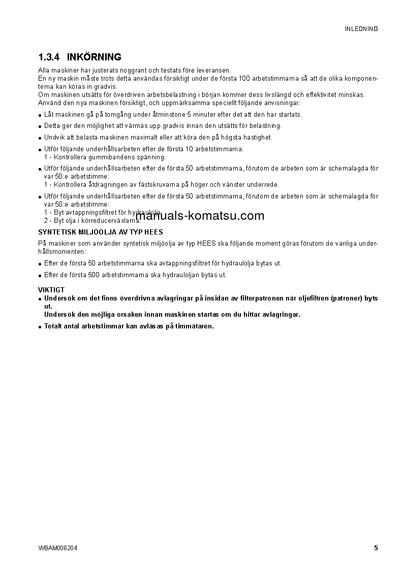 Protected: CK30-1(ITA) S/N F00198-UP Operation manual (Swedish)