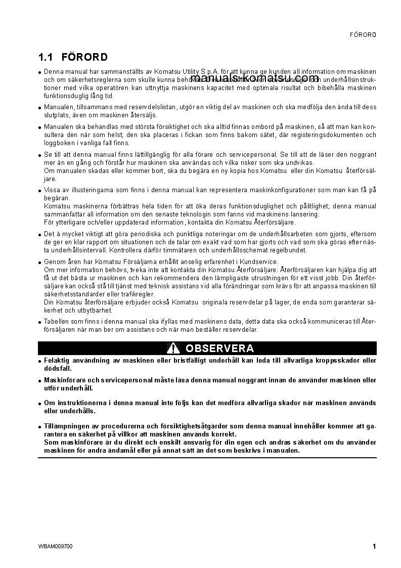 Protected: PC80MR-3(ITA) S/N F00003-UP Operation manual (Swedish)