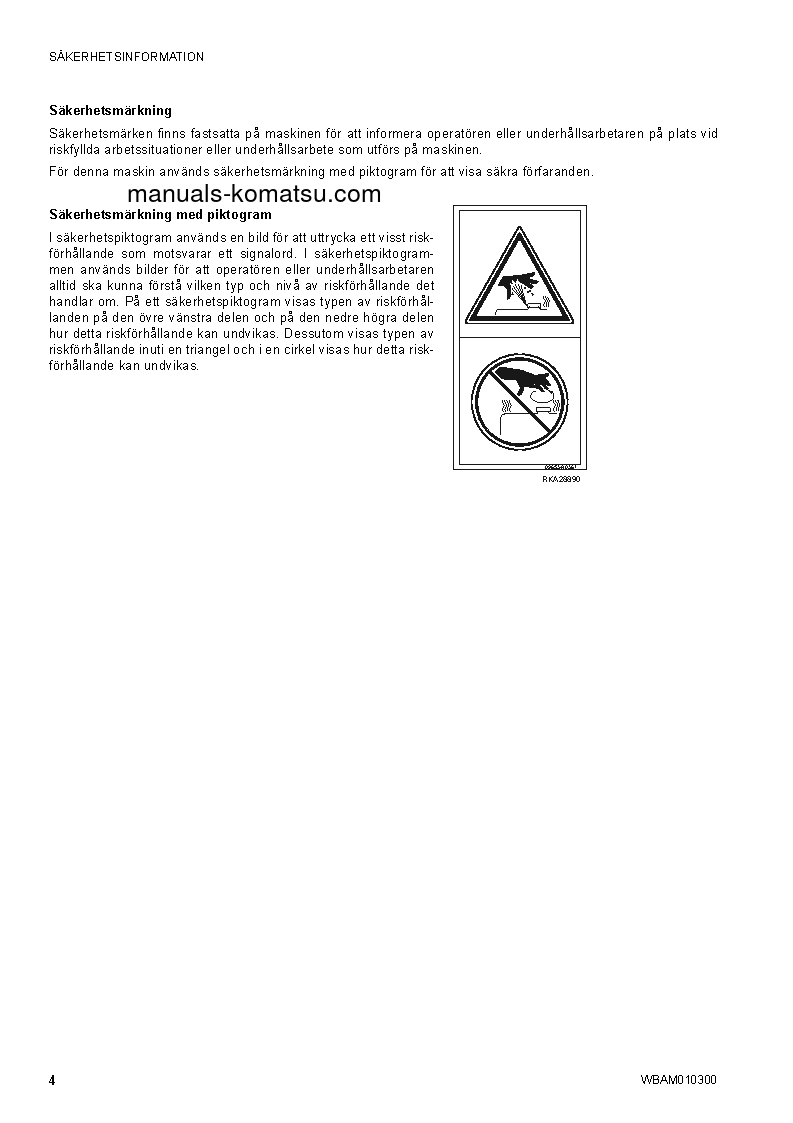 Protected: SK714-5(ITA)-/ S/N F04859-UP Operation manual (Swedish)