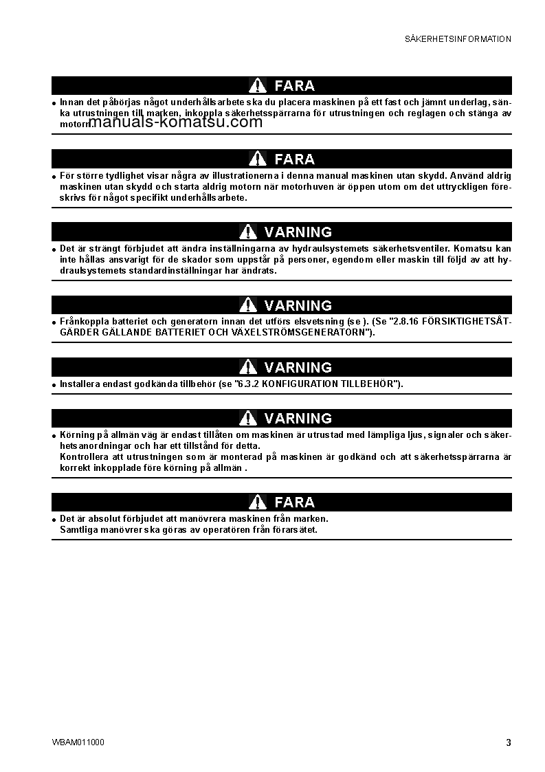 Protected: CK20-1(ITA) S/N F00277-UP Operation manual (Swedish)