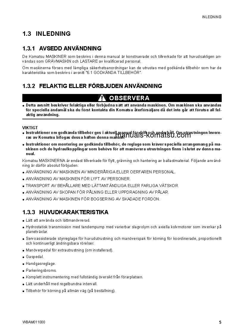 Protected: CK20-1(ITA) S/N F00277-UP Operation manual (Swedish)