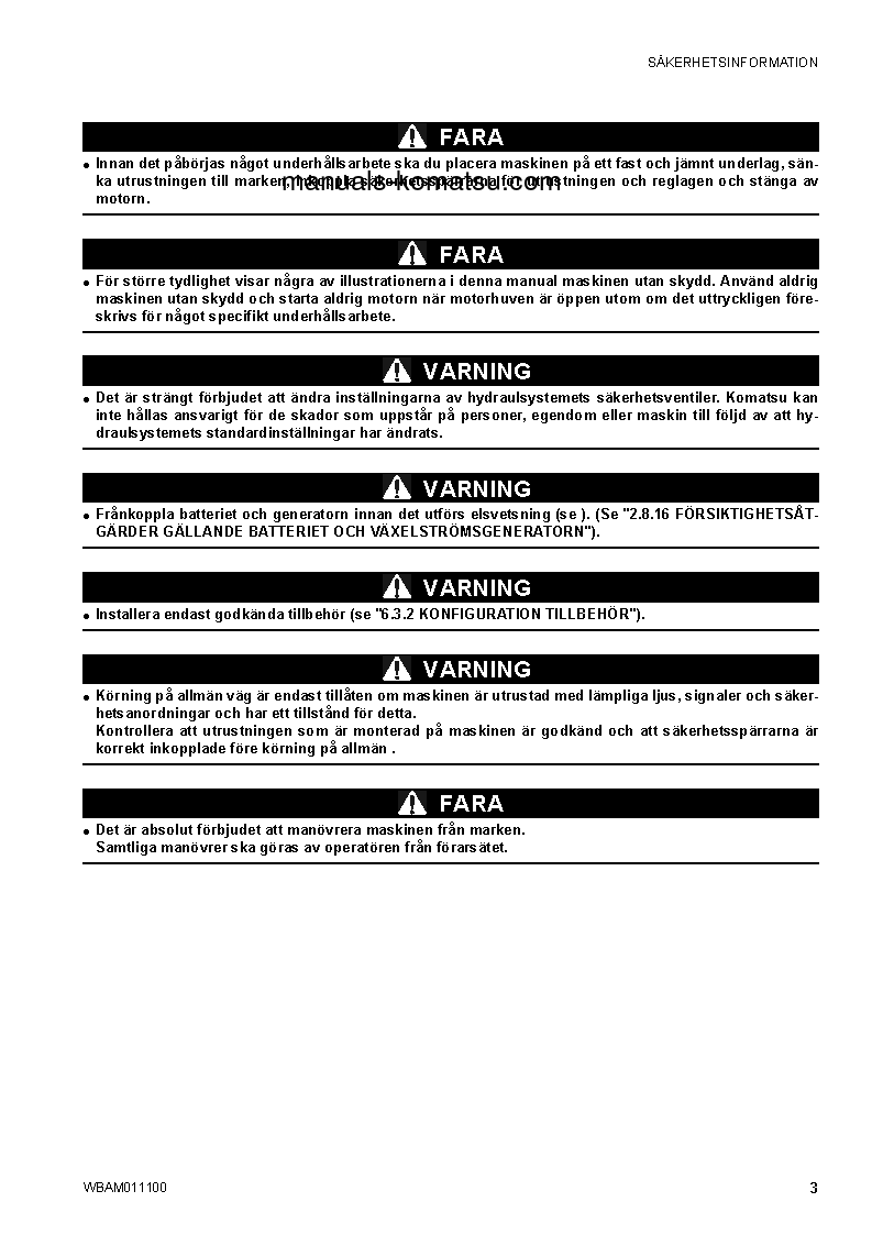 Protected: CK25-1(ITA) S/N F00092-UP Operation manual (Swedish)