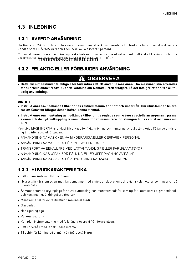 Protected: CK30-1(ITA) S/N F00211-UP Operation manual (Swedish)