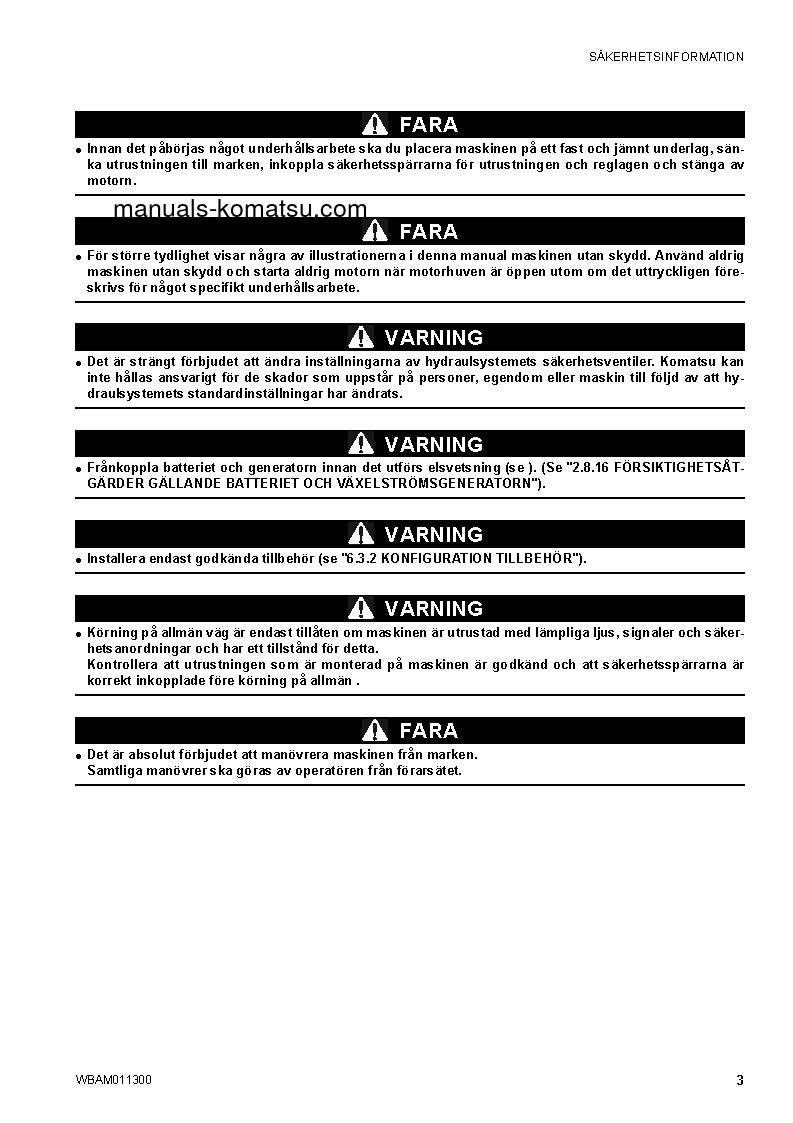 Protected: CK35-1(ITA) S/N F00106-UP Operation manual (Swedish)