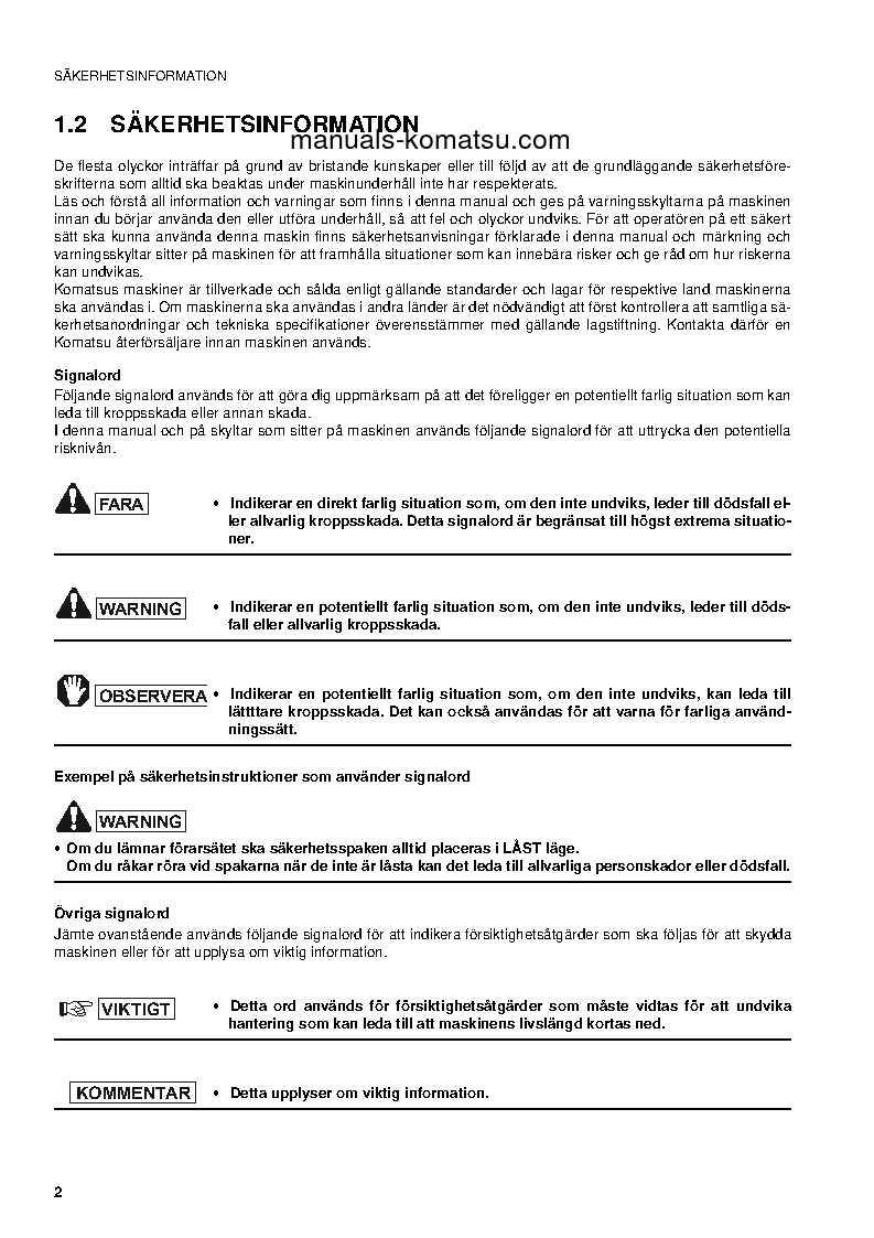 Protected: PC09-1(ITA) S/N 13959-UP Operation manual (Swedish)
